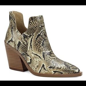 Vince Camuto Snake Print Bootie